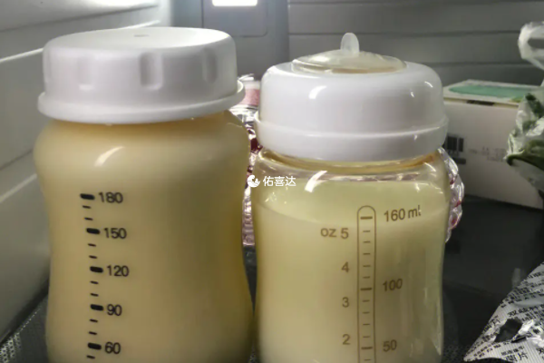 解凍的母乳會有一層黃油